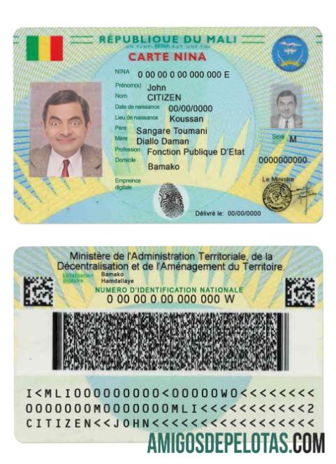 Mali Carte Nina Modelo 3D